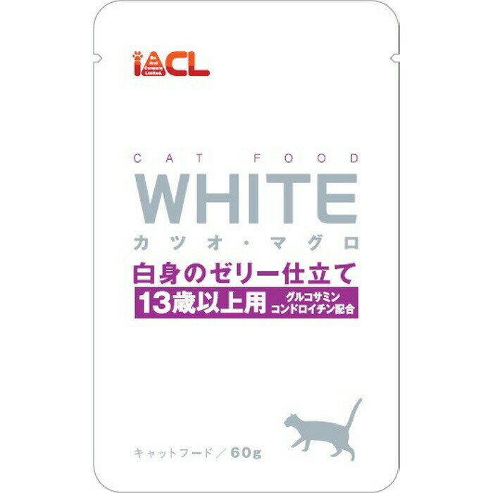 WHITE カツオ・マグロ 白身のゼリー仕立て 13歳以上用 60g