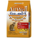 AllWell 早食いが気になる猫用 チキン味挽き小魚とささみフリーズドライパウダー入り 1.5kg