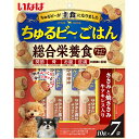 ・外はふっくら、中はトロッと2つの食感が楽しめます。・わんちゃんに必要な栄養をバランスよく配合した総合栄養食・関節、骨、お腹、皮膚の健康に配慮した素材を配合・穀物アレルギーのわんちゃんに配慮してグレインフリーに仕上げました。・保存料不使用【原材料】鶏肉(ささみ)、鶏脂、かつお節、卵白粉末、牛アキレス、でん粉、チキンエキス、酵母エキス、オリゴ糖、コラーゲンペプチド、DHA・EPA含有精製魚油、寒天、殺菌乳酸菌、増粘多糖類、ミネラル類(Ca、Fe、Cu、Mn、Zn、I、K、Mg、Se)、グルコサミン、コンドロイチン硫酸塩、ビタミン類(A、D3、E、B1、B2、B6、葉酸、B12、コリン、ビオチン)、着色料(カロテノイド、紅麹)、ミルクカルシウム【保証成分】たんぱく質20.0％以上、脂質3.0％以上、粗繊維0.5％以下、灰分4.5％以下、水分72.0％以下【エネルギー】約13kcal/袋【メーカー名】いなばペットフード 株式会社