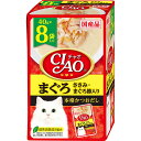 CIAO パウチ まぐろ ささみ・まぐろ節入り 40g×8袋