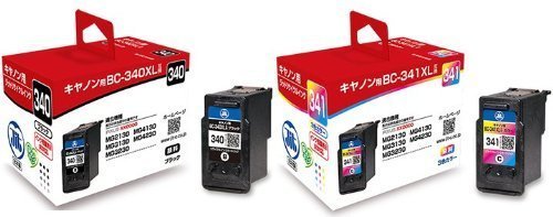 日本製 キャノン Canon BC-340+BC-341 XL 大容量 リサイクルインク 2色セット BC340XL BC341XL CANON PIXUS MG2130 PIXUS MG3130 PIXUS MG3230 PIXUS MG4130 PIXUS MG4230 デジマート オリジナル