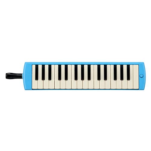ヤマハ YAMAHA PIANICA ピアニカ 鍵盤ハーモニカ 32鍵 ブルー P-32E 子どもたちの使い勝手を追求した 同系色のプラスチック製ハードケース付属 1) ブルー