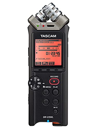 TASCAM(タスカム) DR-22WL VER2-J Wi-Fi接続対応リニアPCMレコーダー ハンディレコーダー IC Youtube ASMR 音楽 24bit/96kHz ハイレゾ