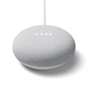 Google Nest Mini 2 Ă֗ȃX}[gXs[J[ GoogleAVX^g ŉƓd𑀍 (zCg `[N Chalk)