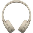 ソニー(SONY) ワイヤレスヘッドホン WH-CH520:Bluetooth対応/軽量設計 約147g/専用アプリ対応により好みの音質にカスタマイズできる「イコライザー」設定対応/ベージュ WH-CH520 C 小