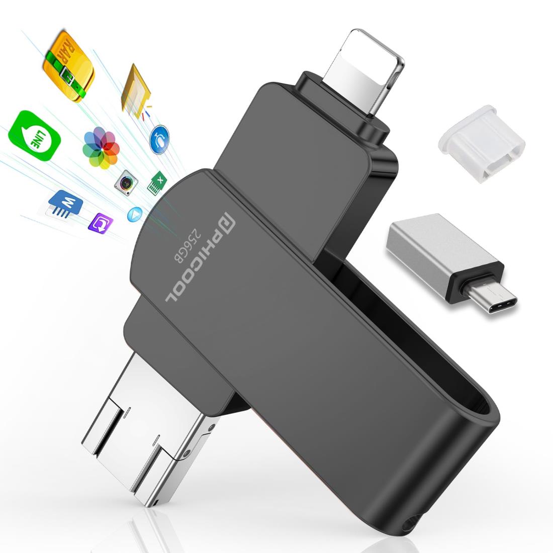 4 in1 usbڥץ Хफľ¸  եå IOS/Android/PC USB3.0® 4 in1 Phone usb ޥ usbphone Хåå usb c usb դusb꡼ ­ü̿ͤɬפusbꡪ