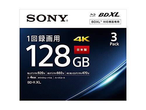 ˡ(SONY)  ֥롼쥤ǥ BD-R XL 128GB (1礢ϥǥ15) 1Ͽ 3 4®ӥб ° 3BNR4VAPS4