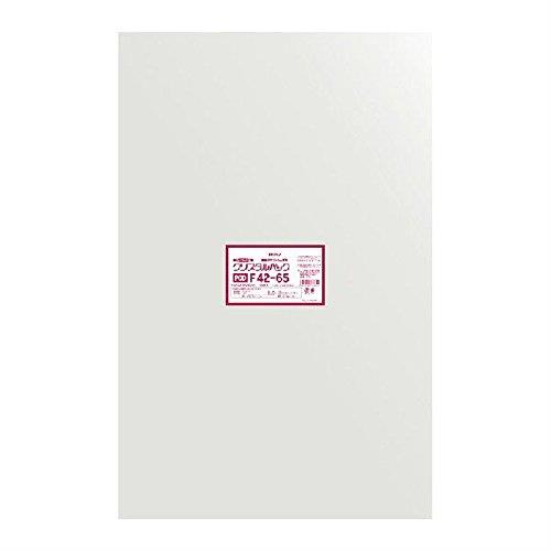 シモジマ ヘイコー 透明 OPP袋 クリスタルパック 衣料品用 50枚 F42-65 厚0.03×幅420×高650mm