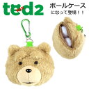 TED テッド ゴルフ キャラクター ボールケース 2個用 C-123 ゴルフ用品 ボールポーチ ゴルフコンペ 景品 プレゼント