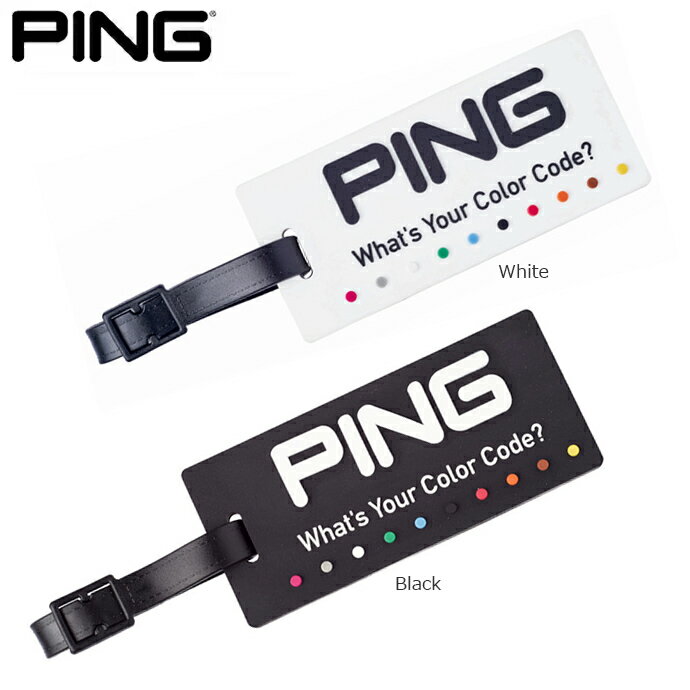 PING ピン カラーコード ネームタグ AC-C191 日本正規品 ゴルフ用品 ネームプレート