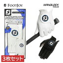 【3枚セット】 フットジョイ グローブ ナノロックツアー メンズ ゴルフグローブ 左手用 右手用 FGNT ゴルフ用品 FOOTJOY ゴルフ手袋 (即納)