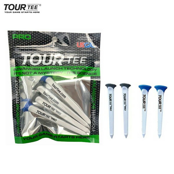 TOUR TEE PRO ツアーティー プロ ブルー×グレー T-489（130）ゴルフ用品 ゴルフ ティー ゴルフティ (定形)(即納)