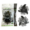 Softspikes ソフトスパイク TOUR FLEX PRO ツアーフレックス プロ ゴルフシューズ スパイク鋲 ブラック×グレー 18個入り S-520-...
