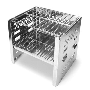 バーベキューコンロ 焚火台 1台2役 折りたたみ カマド スマートグリル B6型 折りたたみコンロ バーベキュー 焚火台 アウトドア コンパクト通販格安セール情報 楽天 通販