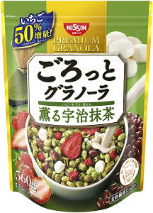 日清シスコ ごろっとグラノーラ 薫る宇治抹茶 360g ×6袋　ポイント消化