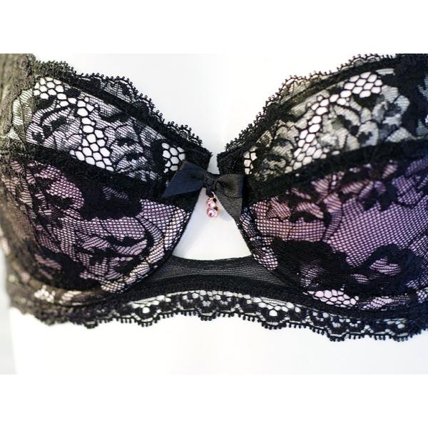 LISE CHARMEL（リズシャルメル）RESLILLE LOTUS（白蓮のネット）ノンパットブラ（Eカップ）