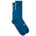 UDOG(ユードッグ)LOGO SOCKS TEAL S-M