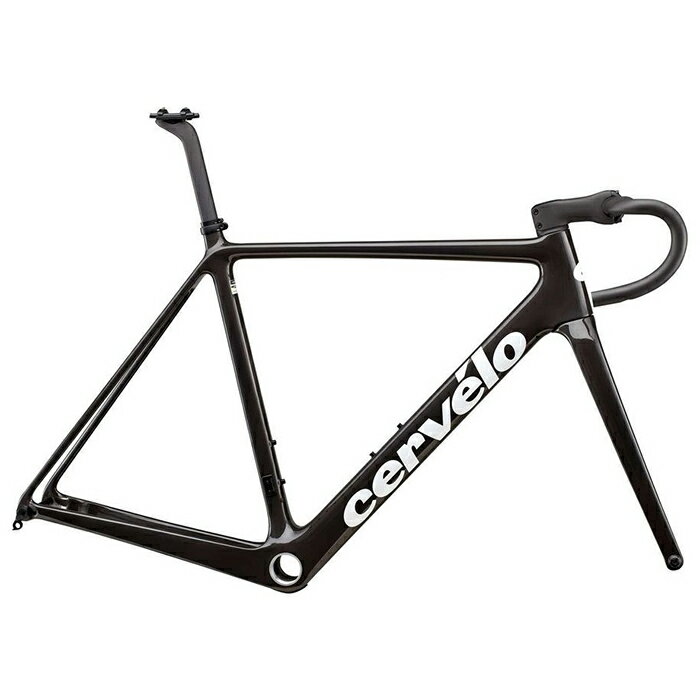 【cervelo231207】【cervelo231230】■状態：新品※サイトの表示が『お取り寄せ（or取寄）』の商品にきましては、事前に仕入先様へ在庫、納期の確認を行いますので、お手数ですがご注文の際は事前に当店へ在庫と納期のお問い合わせをお願い致します。■商品説明・cervelo（サーベロ）1995年に設立されたカナダトロントに本拠点を構えるcervelo(サーヴェロ)。2人のエンジニア、フィル・ホワイトとジェラルド・ヴルーメンが革新的なタイムトライアルバイクを開発しようと決めたことに遡ります。サーヴェロの名の由来は、イタリア語で頭脳を意味する「cervello」と、フランス語で自転車を意味する「velo」を組み合わせた造語。文字通りそれは 「頭脳を持つバイク」であり、ある思想がインプットされたバイクであるとも言えます。・R5-CX フレームセットレインボーストライプ用に設計マリアンヌ・フォスとワウト・ファン・アールトがすでに実戦で成績を残しているR5-CXのリリースです。7回のCX世界チャンピオンであるマリアンヌ・フォス、3回タイトルを獲得したワウト・ファン・アールト。「世界チャンピオンのライダーには世界チャンピオンに値するバイクが必要です」サーヴェロは2人のフィードバックを活用して、R5-CXの細部を世界チャンピオンの基準に完全に適合させました。 すでに2回のワールドカップ優勝を獲得したバイクとなりました。プロレーサーへの供給のみであったR5-CXを数量限定で発売します。2007年に、ジョナサンページのために開発された「R3 Cross」と同様に、R5-CXはそのパフォーマンスとデザインの多くをR5から引き出していますが、いくつかの重要な違いがあります。ハンドリングとフィット感はこのモデルに固有であり、マリアンヌ・フォスとワウト・ファン・アールトのフィードバック基づいています。そして、サーヴェロの代名詞でもあるBBRightの非対称カップを維持しながら 、T47サイズの穴にそれらをねじ込みました。 独自の実装でありながら、標準のT47カップを使用しています。究極のCXフレームD字型のシートポスト（ダブルクランプ、ストック付き）は、快適性を追加するだけでなく、クラッシュの場合にサドルの向きが変わらないようにというマリアンヌ・フォスとワウト・ファン・アールトからの要望でした。すべてのケーブルは内部で配線され、フレームは、砂や水の侵入を制限するために電動コンポーネントのみ互換性があります。ボトムブラケットはR5よりも約11mm高く配置されており、ハンドリングをスピードアップし、障害物を取り除くのに役立ちます。形状に関しては、R5-CXのスタックの高さはR5のスタックの高さよりも低く、リーチは同じです。クロスバイクはロードバイクよりも急なシート角と浅いヘッド角を実現し、R5-CXはホイールベースが長くなっているため、タイヤのクリアランスを増やすことができます。■スペック・サイズ：51 (Five Blackのみ）/ 54・カラー：Five Black（艶有）, Frost ・フォーク：cervelo All-Carbon, Tapered R5CX Fork・ヘッドセット：FSA IS2 1-1/4 x 1-1/2・ハンドル：cervelo Carbon HB13　・ハンドル幅：51サイズ:400mm 54サイズ:420mm・ステム：cervelo ST31 Carbon Stem　・ステム長　51サイズ:90mm 54サイズ:100mm ・シートポスト：cervelo SP24 Carbon Aero Post 51サイズ：0mmオフセット 54サイズ：15mmオフセット・スルーアクスル：cervelo New Aero Thru-Axles, 12x100/142・ボトムブラケット：付属なし※T47A対応品を別途ご用意ください。 ・アクセサリー：Di2バッテリーホルダー シマノダイレクトマウント用リアエンド ハンドルバーコンピューターマウント ※重量制限150gまでとなります。重量制限を越えて使用した場合や純正品以外のマウントを使用した場合は、品質保証の対象外となります。 リアアクセサリーマウント・使用可能コンポーネント：変速については 電動変速／無線変速専用 となり、ワイヤー引き仕様のコンポーネントは使用できません。ブレーキについては 油圧ディスクブレーキ専用 となり、ワイヤー引き仕様のディスクブレーキは使用できません。 ■ジオメトリ■特記事項・商品画像は製品イメージです。予告なく仕様やデザイン等の変更がある場合がございます。予めご了承ください。