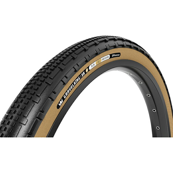 Panaracer (パナレーサー) GRAVELKING SK R 700x30C ブラック/アンバー チューブレスレディタイヤ【未定：3ヶ月～】