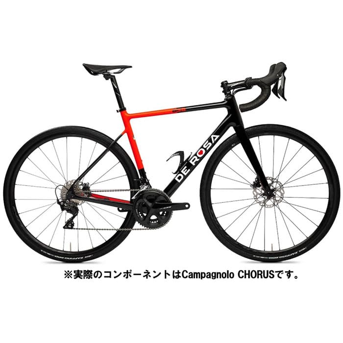 DE ROSA (デローザ) 838 Disk ブラック/レッド 52サイズ Campagnolo CHORUS ロードバイク