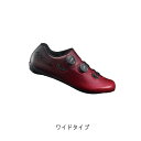 SHIMANO (シマノ) RC7 レッド ワイドタイプ サイズ41(25.8cm) ビンディングシューズ