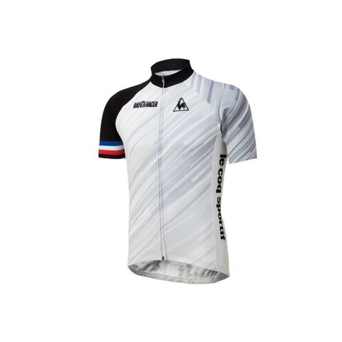 le coq sportif(ルコックスポルティフ) ビオサイクルジャージ ホワイト サイズL メンズ