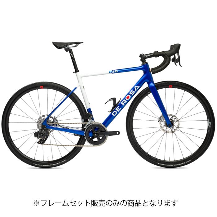 DE ROSA (デローザ) 838 Disk Blu Wht Glossy ブルーホワイトグロッシー 56SLサイズ フレームセット