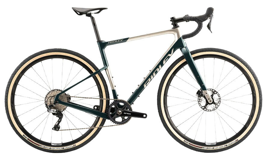 RIDLEY (h[) 2024 Kanzo Adventure Green/Grey TCYS GRX810 11S Ox[hoCN