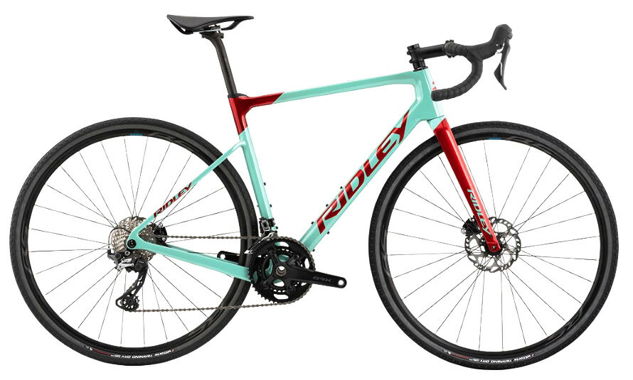 RIDLEY (h[) 2024 Grifn Thyme Green/Red TCYM GRX 12S [hoCN