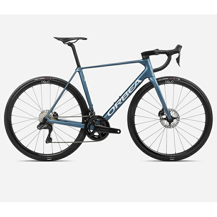 【231206_231231winter特価完成車】【cg_rms_souryou】【ORBEA2024】■状態：新品※サイトの表示が『お取り寄せ（or取寄）』の商品にきましては、事前に仕入先様へ在庫、納期の確認を行いますので、お手数ですがご注文の際は事前に当店へ在庫と納期のお問い合わせをお願い致します。 ■商品説明・ORBEA（オルベア）スペイン最大規模の総合自転車メーカー。その歴史は長くスペイン・バスク地方でオルベア兄弟が武器や鋼管の製造からスタート。1920年に自転車を作りを始めています。フラッグシップのORCA筆頭に数多くのロードバイクをラインナップし、プロチームからのフィードバックを製品開発に生かし、いつの時代も魅力的なバイクを作っているブランドです。・2024 ORCA M20iTEAM ULTEGRA Di2 12S ロードバイク-軽さへの賞賛-「ORCA」は徹底した軽量化とエアロダイナミクスの融合により機敏な運動性能と最高のクライミングパフォーマンスを追求したフラッグシップモデルです。歴代からの軽量オールラウンドバイクとしての系譜を受け継ぎつつ、より軽量性を追求したモデルへと進化しました。もちろん軽量性だけでなく、素速い加速と反応性、機敏なハンドリング、高い振動吸収性、そして優れたパワー伝達性を持ち、究極のクライミングマシンでありながら卓越したオールラウンドバイクとしての性能も備えています。ORCA M20iTEAMは、セカンドグレードでありながら高い振動吸収性により快適な乗り心地を実現した「OMRカーボン」を採用し、ULTEGRA Di2 12Sで組まれたモデルになります。 ■フレームスペック・フレームサイズ：47 / 49 / 51 / 53 / 55 / 57・カラー：Ivory White-Burgundy (Gloss)-Vulcano (Matt) / Vulcano-Black(Matt) Black(Gloss) / Slate Blue-Halo Silver (Matt)・フレーム：Orbea Orca carbon OMR 2024, monocoque construction, HS 1,5", BB 386mm, powermeter compatible, Rear Thru Axle 12x142mm, thread M12x2 P1, internal cable routing.・フォーク：Orbea Orca OMR ICR 2024, full carbon, 1-1/8" - 1,5" tappered head tube compatible, Thru axle 12x100mm, thread M12x2 P1.・ヘッドセット：FSA 1-1/2" Integrated Aluminium Cup■パーツスペック・クランクセット：Shimano Ultegra R8100 34x50t・シフター：Shimano ST-8170・カセット：Shimano Ultegra R8100 11-30t 12-Speed・リアディレイラー：Shimano Ultegra Di2 R8150・フロントディレイラー：Shimano Ultegra Di2 R8150・チェーン：Shimano M8100・ハンドルバー：OC Road Performance RP21 Alu SL, Reach 80, Drop 125・ステム長：OC Road Performance RP10, -8?・ブレーキ：Shimano R8170 Hydraulic Disc・ホイール：Oquo Road Performance RP35TEAM, carbon Mini Hook rim, 35mm profile, Zipp ZR1 hub, 21mm internal width, Sapim Sprint Oxi spokes, 700C・タイヤ：Vittoria Corsa N.Ext G2.0 Foldable 700x28c・フロントハブ：Orbea Thru Axle 12x100mm M12x2 P1 Hollow・リアハブ：Orbea Thru Axle 12x142mm M12x2 P1 Hollow・シートポスト：OC Performance XP10-S Carbon, 27.2mm, Setback 20・サドル：Fizik Vento Antares R7 Alloy Rail 140mm・バーテープ：Orbea Anti-Slippery/Shock Proof■ジオメトリ■特記事項・商品画像は製品イメージです。予告なく仕様やデザイン等の変更がある場合がございます。予めご了承ください。