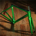 TIME (タイム)【未使用品】2024モデル ALPE DHUEZ DISC V37グリーン XSサイズ(157-167cm)フレームセット