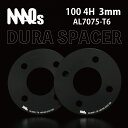 鍛造 スペーサー 100 4H 3mm MAQs アルミホイール スチールホイール 超々ジュラルミン アルミ製 単穴 2枚 マックス 軽自動車などに AL707...
