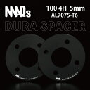 鍛造 スペーサー 100 4H 5mm MAQs アルミホイール スチールホイール 超々ジュラルミン アルミ製 単穴 2枚 マックス 軽自動車などに AL707...