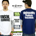 Tシャツ メンズ 半袖 ティーシャツ リアルコンテンツ XL