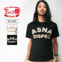 ASNADISPEC Tシャツ メンズ 半袖 ティーシャツ 花柄 フラワー柄 ロゴ プリント トップス カットソー 大きいサイズ 2L 3L XL XXL ブランド アスナディスペック アメカジ ストリート おしゃれ かっこいい おすすめ 人気 綿100 ヘビーウェイト 厚手 /3045/