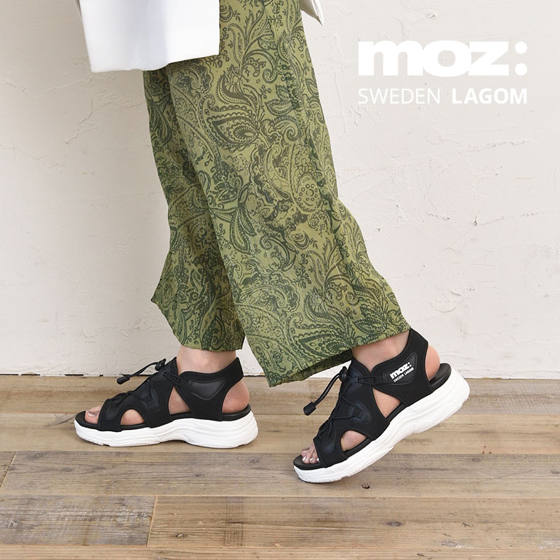 【レコメンド! 】【予約！一部カラー・サイズ6月5日頃入荷予定】moz モズ インステップ カバー 厚底 プラットフォーム スポーツ サンダル 夏コーデ レディース 靴 かわいい スポサン 調節 履きやすい 疲れない おしゃれ 歩きやすい 軽量 カジュアル スポーティー 海