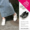 【20%off中!】レディース スニーカー ジュエルキャスケット 3E 靴 キラキラ ビジュー バックル シボ感 スムース JEWEL CASKET シークレットインソール フェミニン カジュアル 華やか オシャレ 婦人 ブラック アイボリー シルバー 春 夏 秋 冬