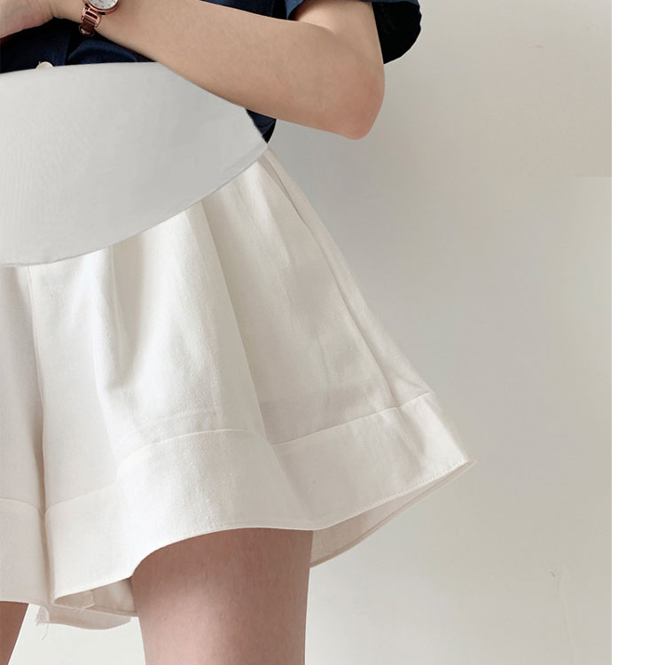 マタニティパンツ 短パン 妊娠服 ズボン レディース ショットパンツ ハーフパンツ ウェスト調整 通気性 夏 部屋着 外出服 カジュアル 薄手 無地 軽量 パジャマ ルームパンツ ポケット付き ゆったり 外出服 産前 産後 カジュアル
