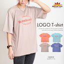 【期間限定50%OFF】Tシャツ トップス 半袖 半袖Tシャツ 着回し力抜群。オーバーサイズのロゴTシャツ Tシャツ カットソー ロゴ ロゴT カジュアル 大き...