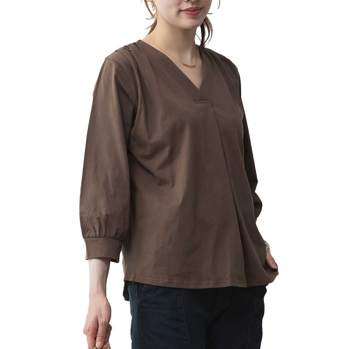 楽天市場】Vネック（サイズ（S/M/L）4L・袖の長さ七分袖・五分袖）（T