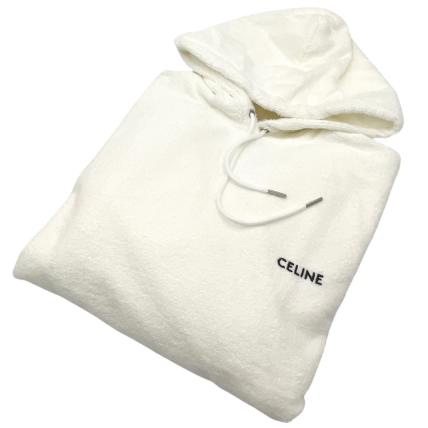 CELINE セリーヌ ルーズ フーディー テリーコットン パーカー 2Y37G372Y.01OB ユニセックス レディース メンズ プレゼント ギフト 新品