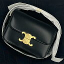 CELINE セリーヌ ティーン トリオンフ バッグ 188423BF4.38NO ショルダーバッグ 2way ブラック ゴールド ユニセックス レディース メ...