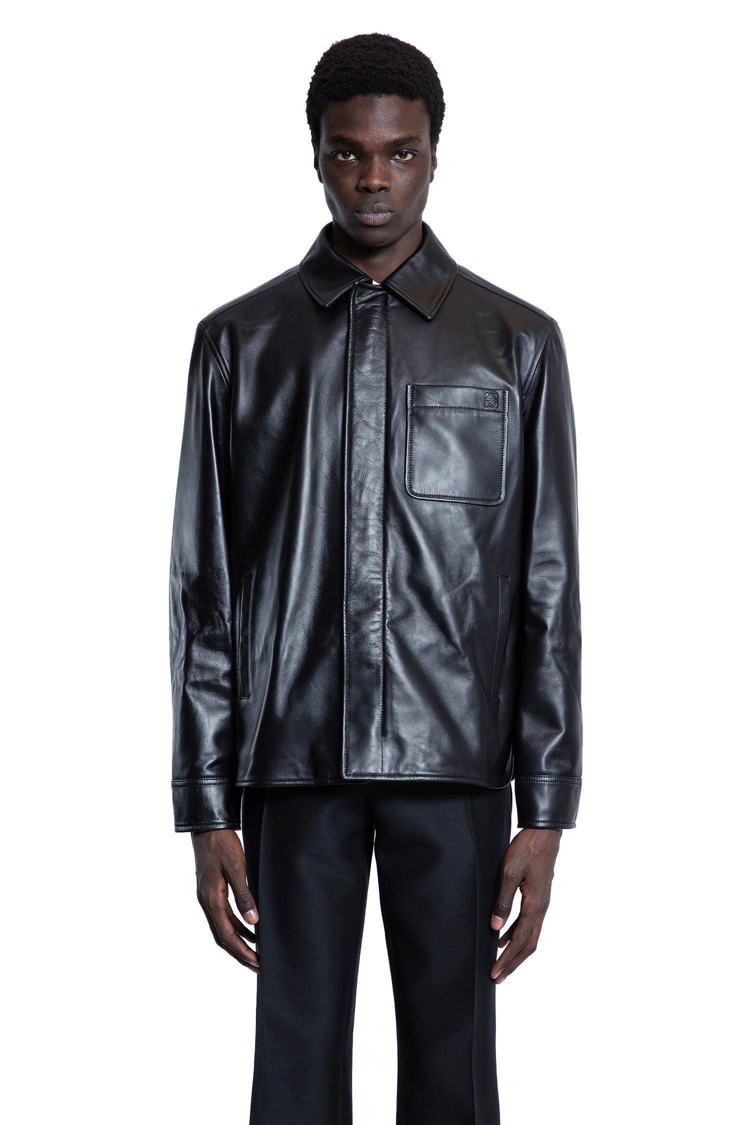 overshirt in nappa lambskin