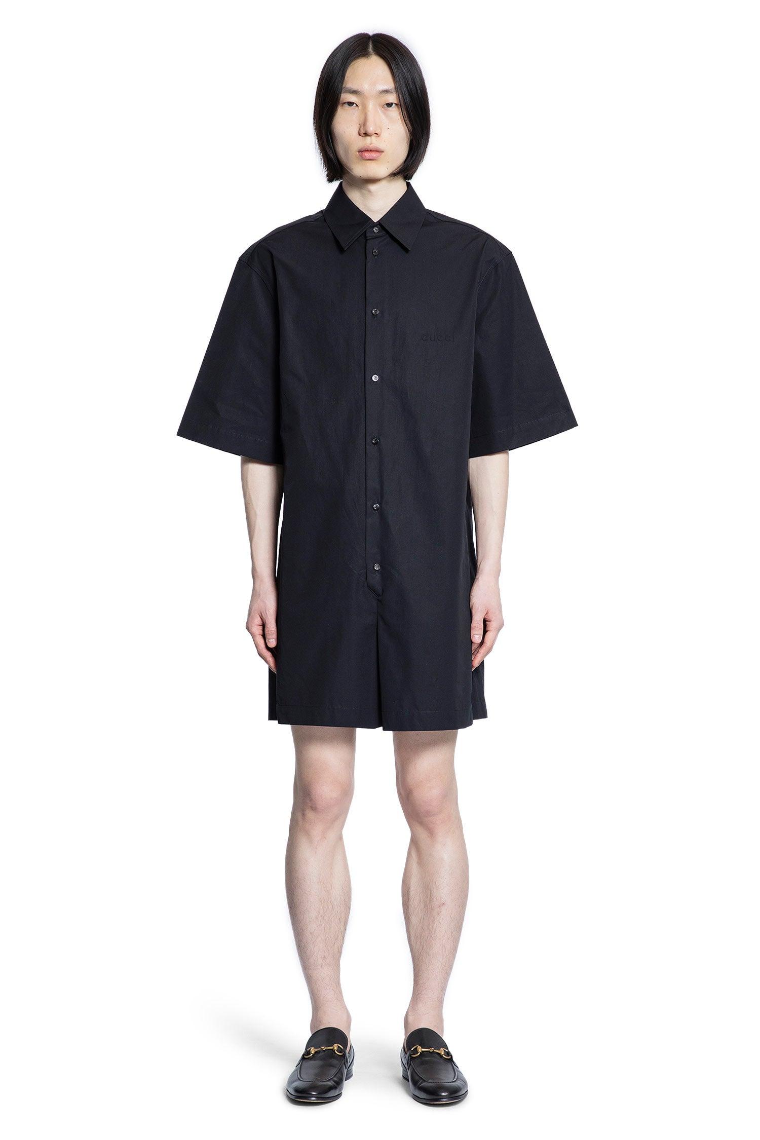 cotton poplin shirt jumpsuit