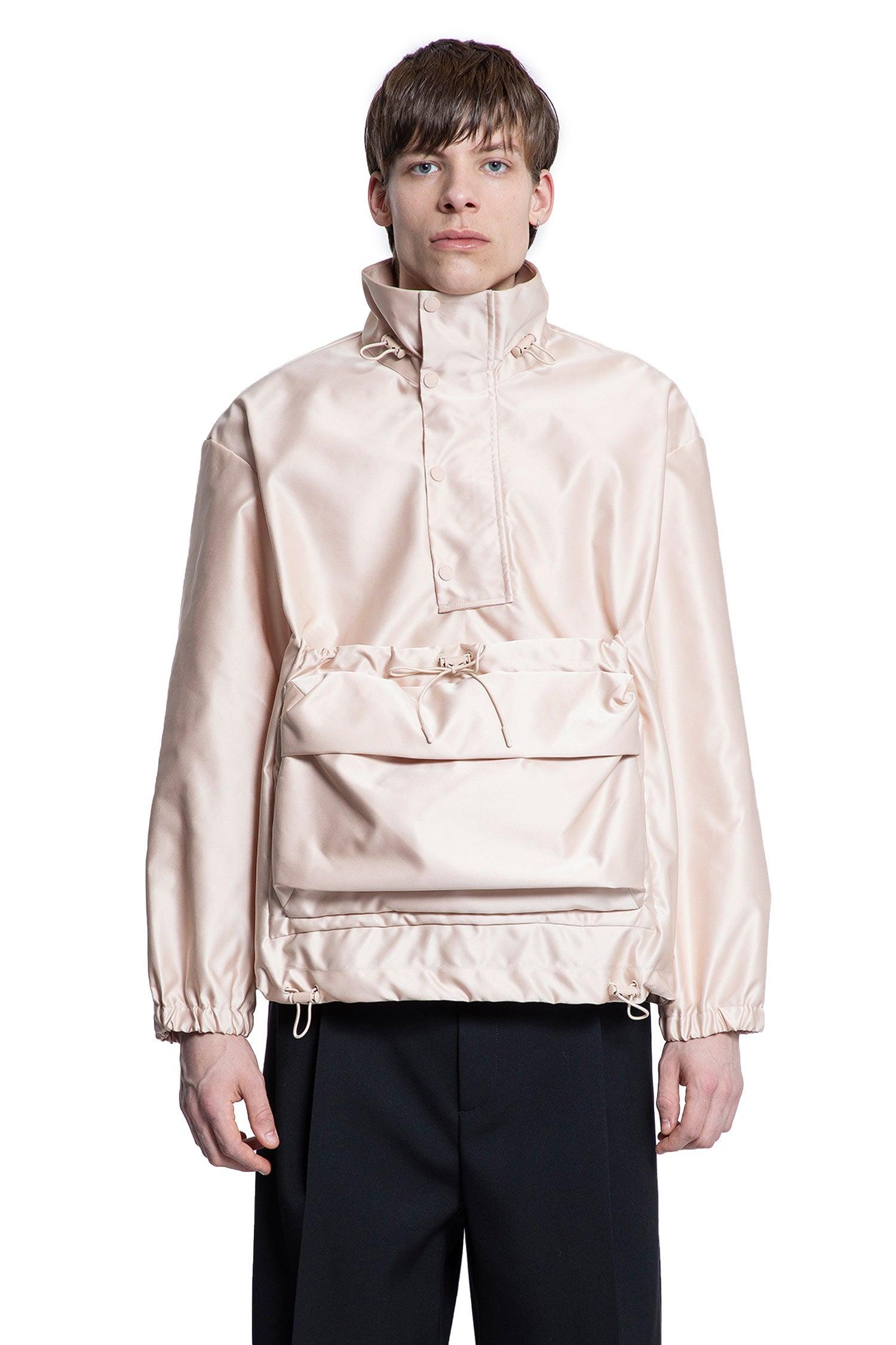 drawstring cargo flap pocket anorak