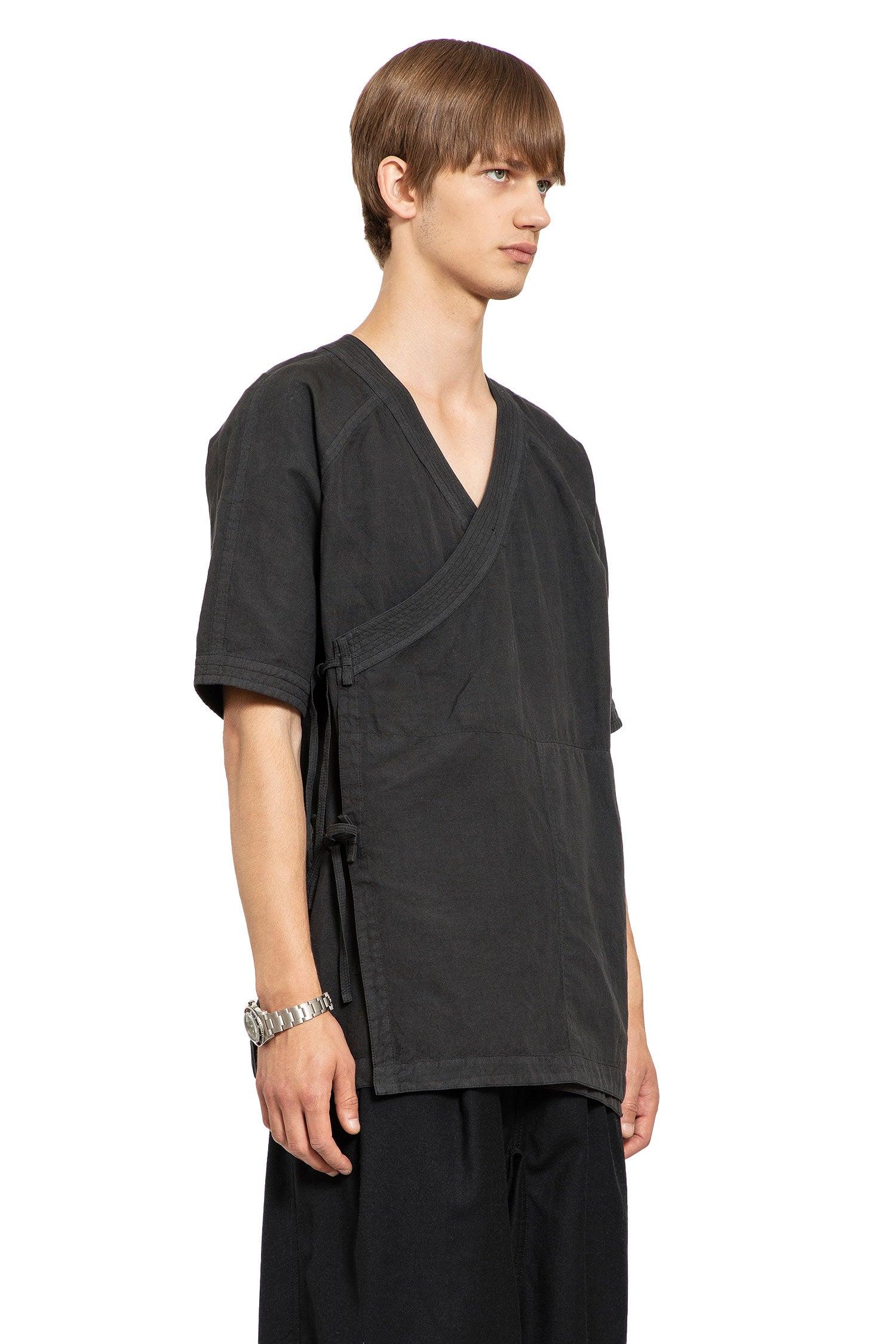 asym monk hemp shirt