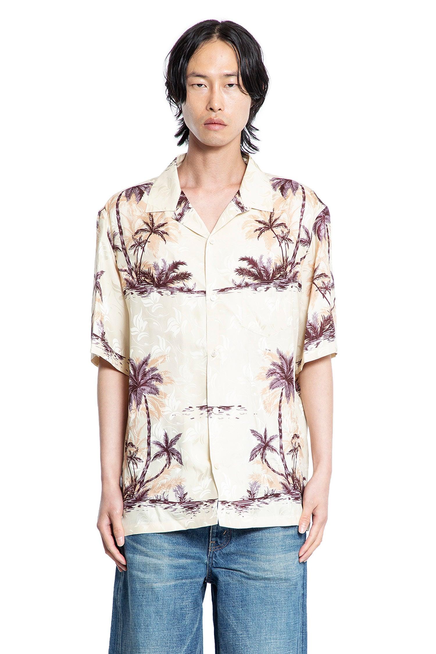 celine セリーヌ ハワイアンシャツ シルクmn-3