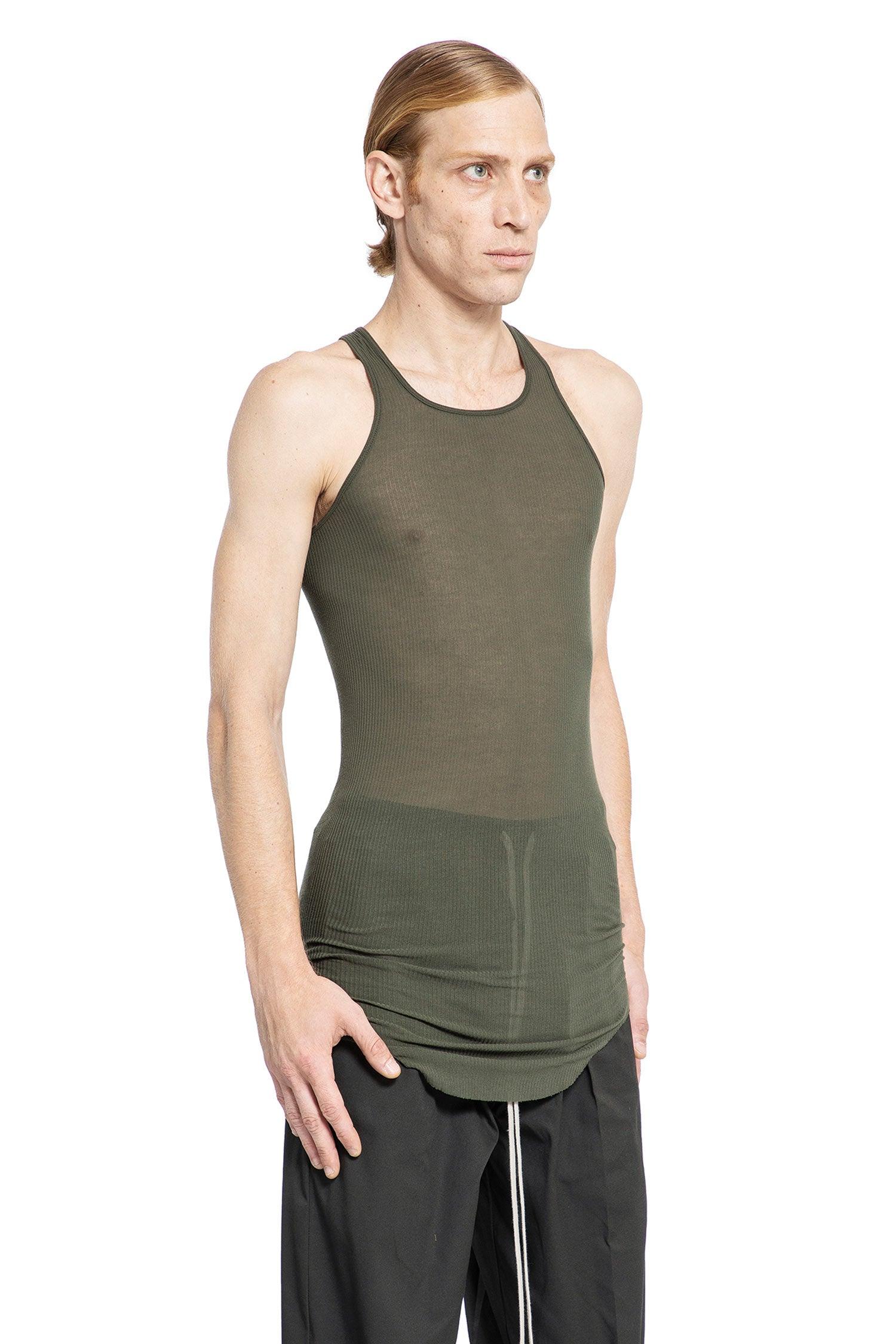 forever basic rib tank in viscose silk rib jersey