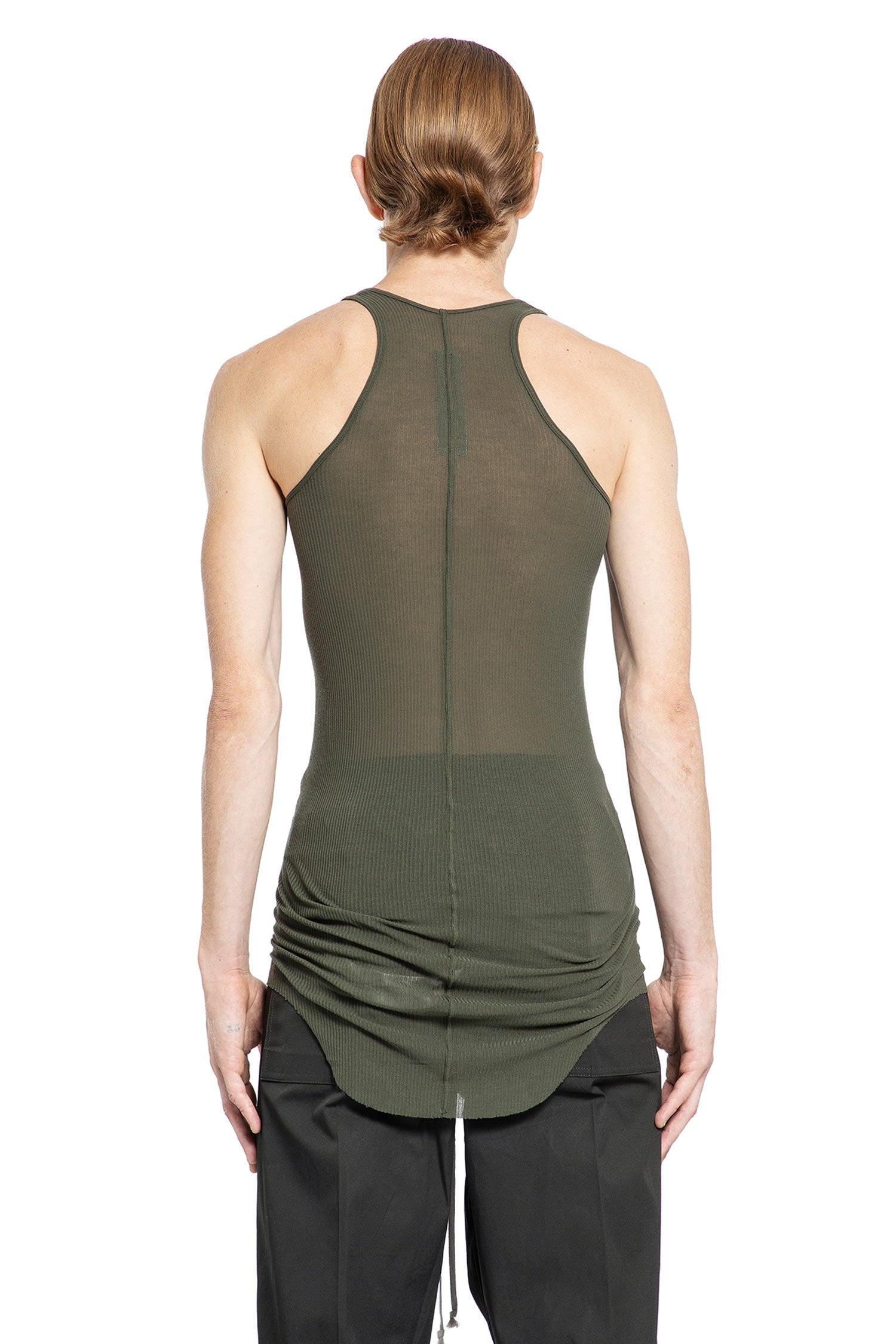 forever basic rib tank in viscose silk rib jersey