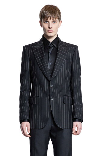 wool mohair pinstriped blazer wool mohair pinstriped blazer